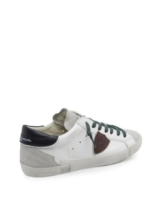 Baskets Prsx À Patch Logo Philippe Model pour homme en coloris White