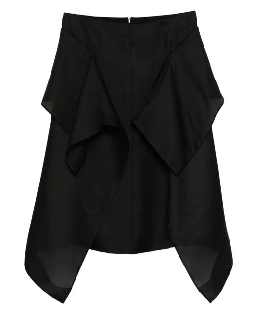 Khaite Black Nina Skirt
