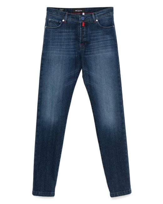メンズ Kiton ミッドウォッシュ ジーンズ Blue
