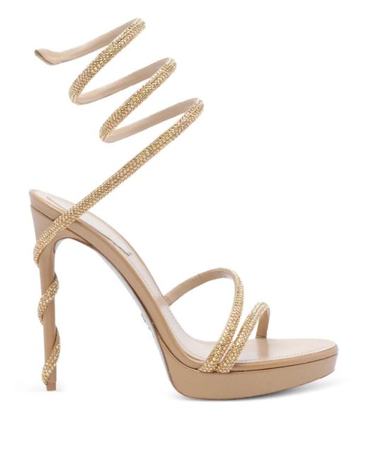 Rene Caovilla Metallic 105Mm Margot Sandals