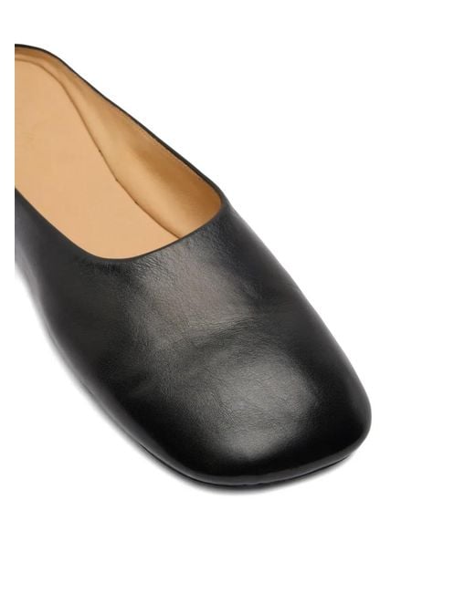Marsèll White Bama Square-Toe Mules