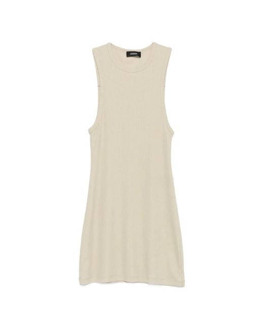 Wardrobe NYC White Ribbed-Knit Tank Top
