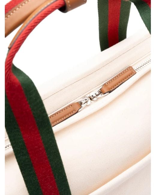Gucci Pink Large Printed Canvas Tote Bag for men