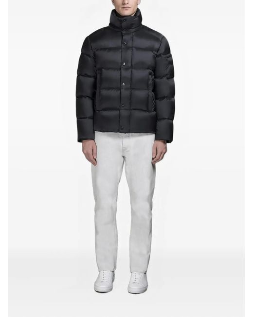 Moorer Blue Nadir Quilted Hooded Jacket for men