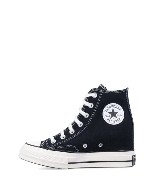 Converse Blue Chuck 70 Wedge Sneakers