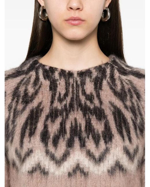 Forte Forte Natural Fairisle Pattern Sweater