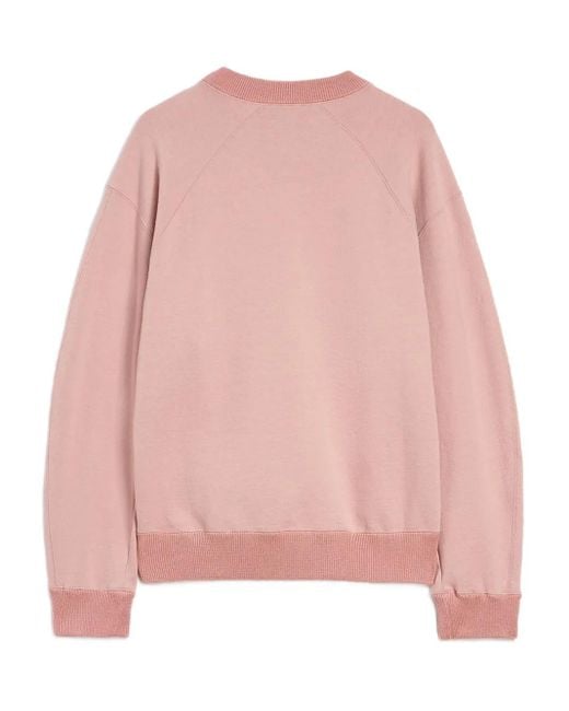 Jil Sander Pink Crew-Neck Sweatshirt for men
