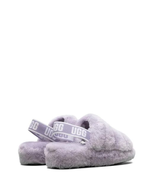 Ugg Purple Fluff Yeah Slippers