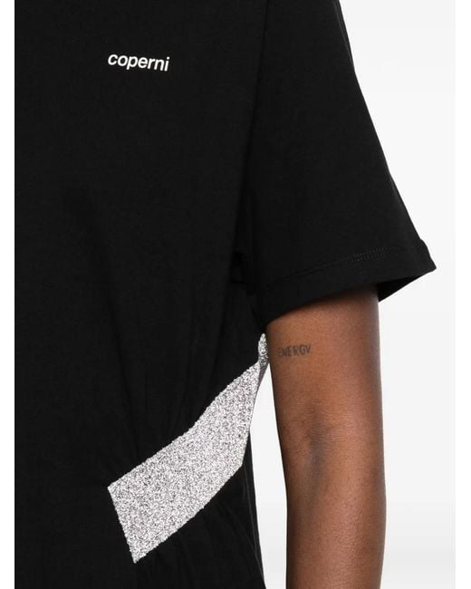 Coperni Black Cotton T-Shirt
