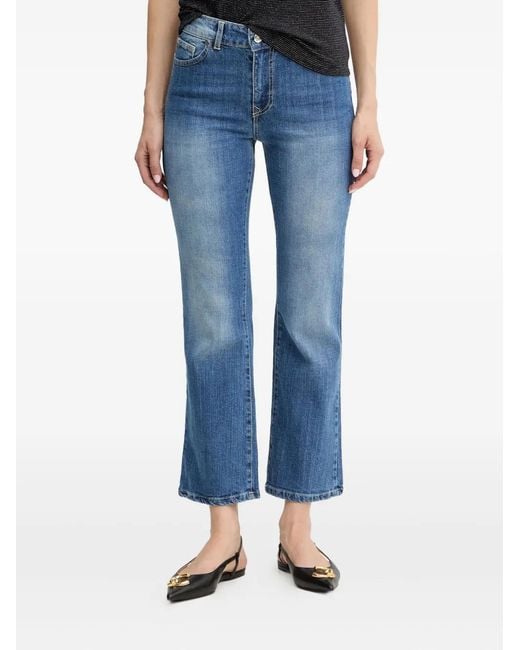 Silvian Heach Blue Flared Jeans