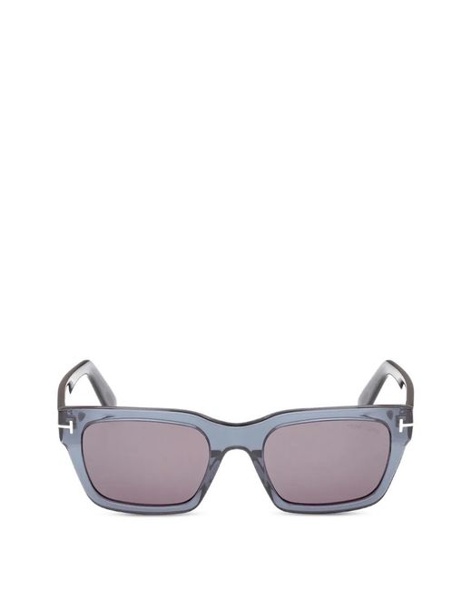 Tom Ford Purple Andy Rectangle-Frame Sunglasses for men