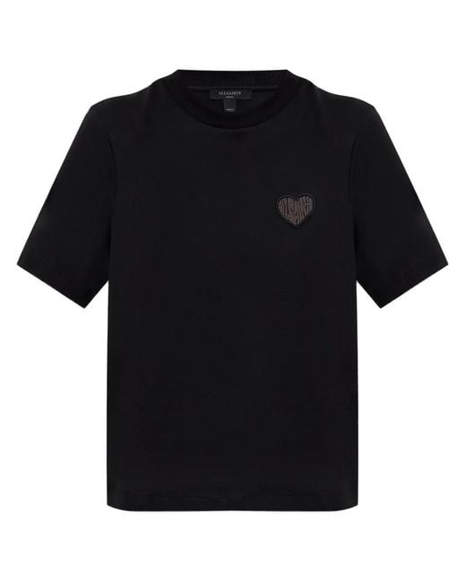 AllSaints Black Lover T-Shirt