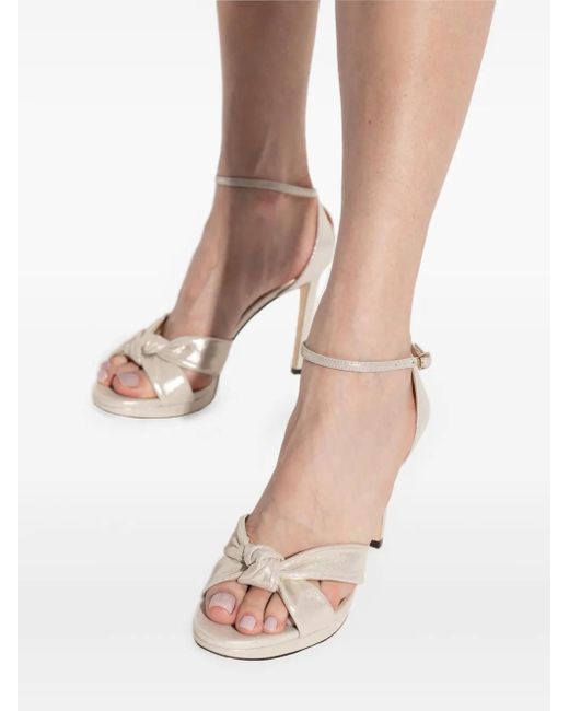 Jimmy Choo Metallic Rosie Sandalen mit Absatz 100mm