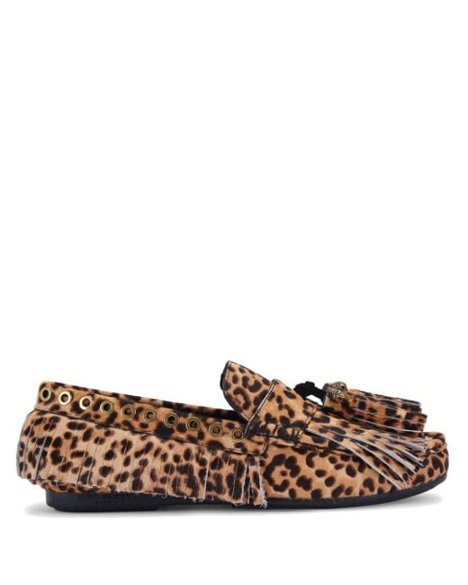 Kurt Geiger Brown Loafer Mit Quaste