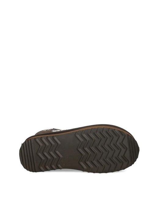 Liu Jo Brown Bouclé-Detailing Ankle Boots