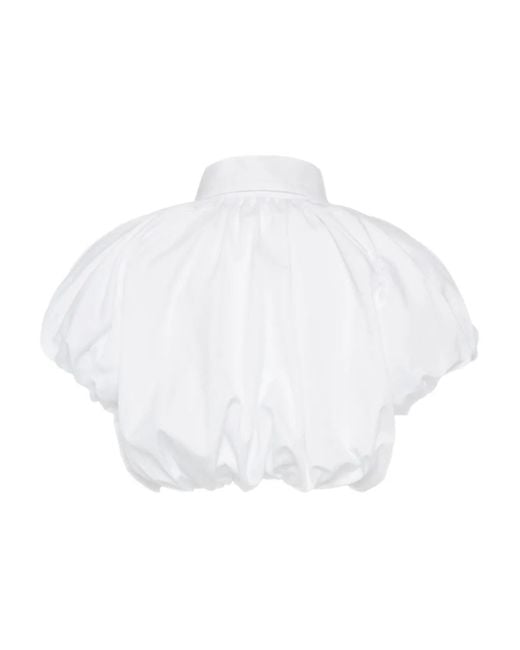 DSquared² White Cropped Shirt