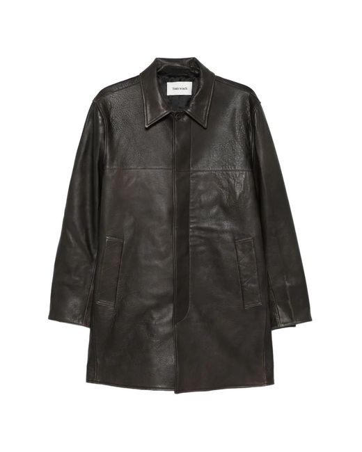 TONYWACK Black Panelled Jacket for men