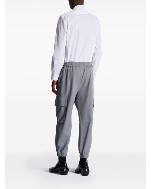 Pantalones ajustados tipo cargo Balmain de hombre de color Gray