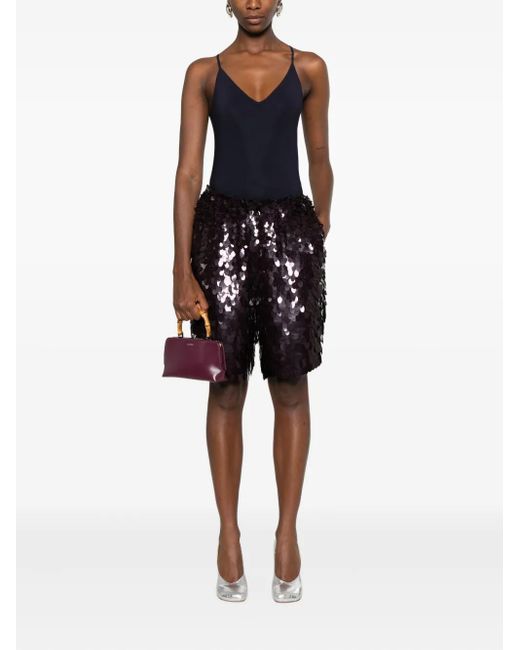 Jil Sander Black V-Neck Spaghetti-Strap Top