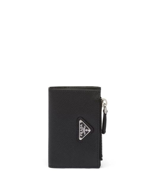 Prada Black Saffiano Leather Card Holder