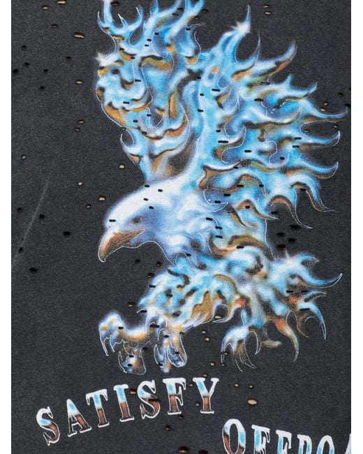 T-Shirt À Imprimé Graphique Satisfy en coloris Blue