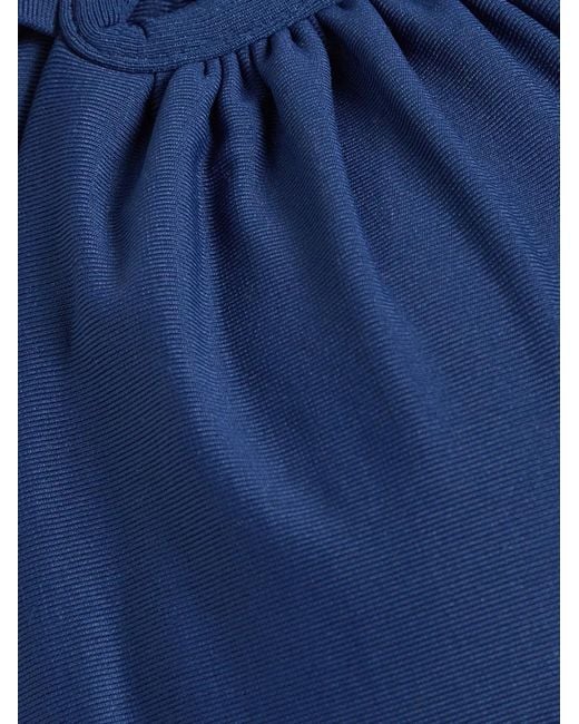 Melissa Odabash Blue Alba Strapless Bikini Top
