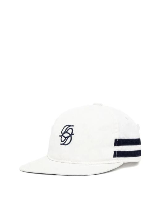 Drole de Monsieur White Not From Paris Embroidered Cap for men