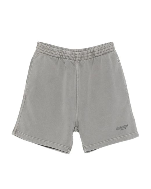 Represent Gray Ultimate Track Shorts for men