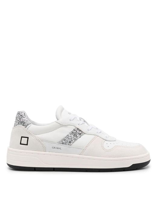 Date Court 2.0 Leather Sneakers White