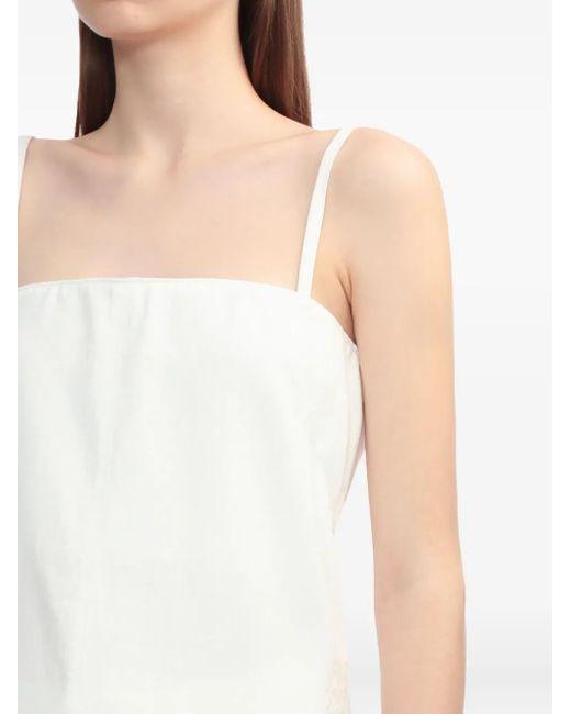 Top con detalle de ojales Rag & Bone de color White