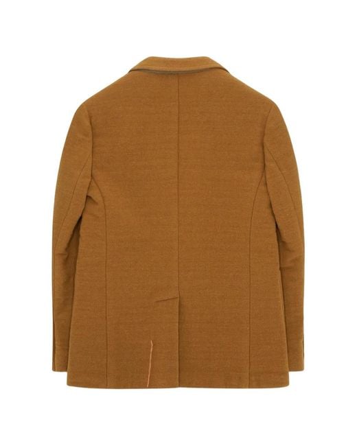 Fortela Brown Benjamin Patch-Pockets Blazer
