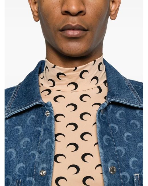 MARINE SERRE Sweater Met Print in het White voor heren