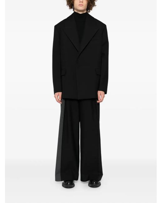 Jil Sander Black Single-Breasted Blazer for men