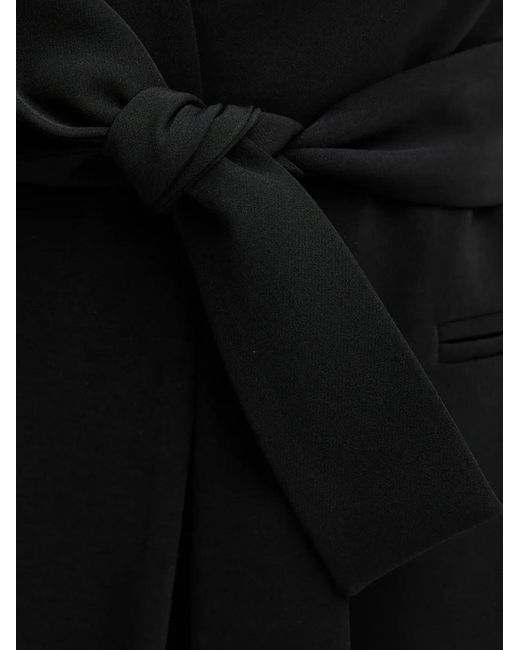 Fracomina Black Belted Blazer