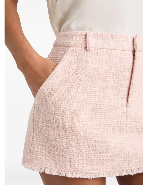Cinq À Sept Pink Kalina Mini Skirt
