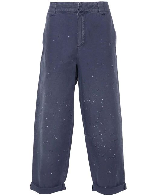 Golden Goose Deluxe Brand Blue 'S Workwear Chino Skate Pants By for men