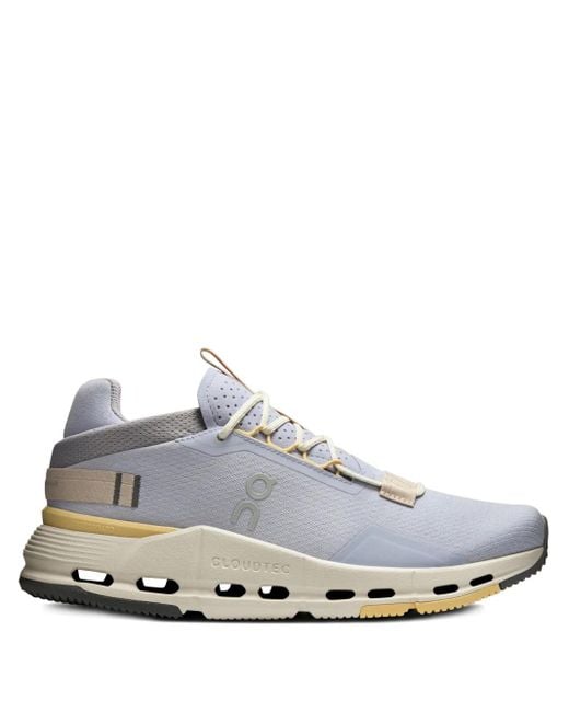 On Shoes White Cloudnova 2 Low-Top Sneakers