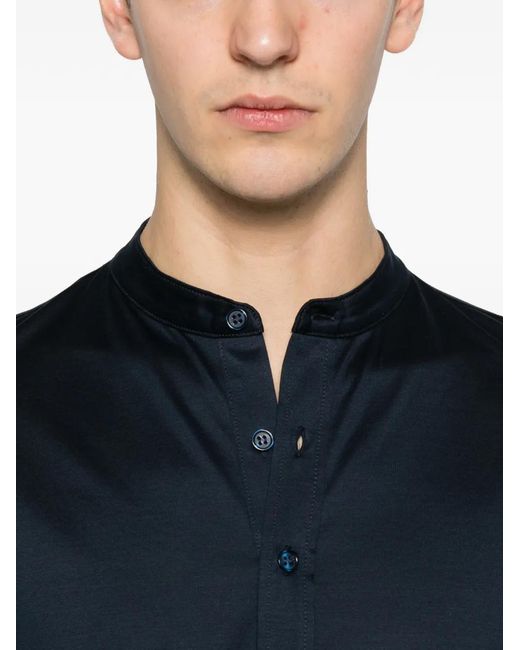 Tokyo Blue Buttoned Polo Shirt for men