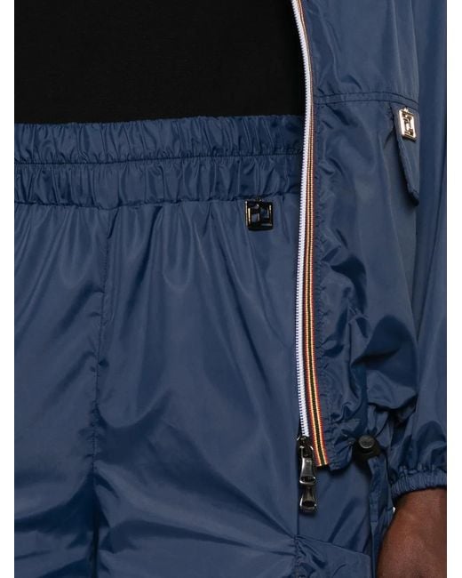 Carla G Blue Drawstring-Cuff Track Pants