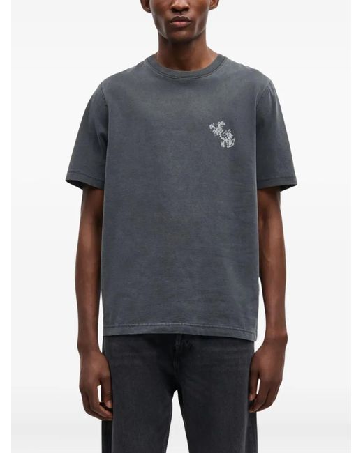 Samsøe & Samsøe Gray Saphil T-Shirt for men