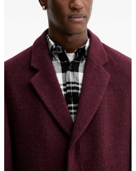 Abrigo con botones HUGO de hombre de color Red