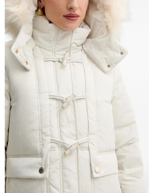 Morgan White Padded Coat