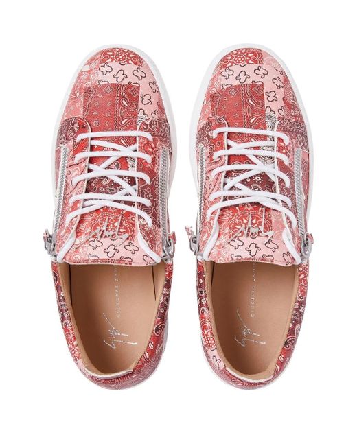 Giuseppe Zanotti Pink Trainers for men