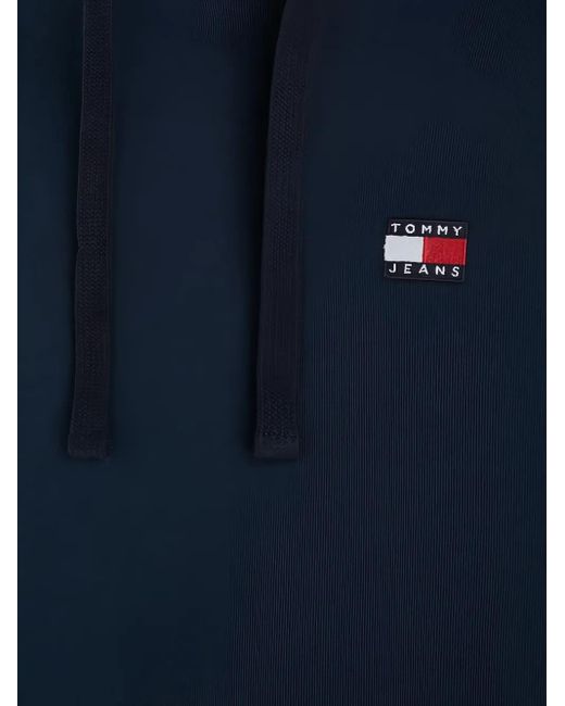 Tommy Hilfiger Blue Ribbed Hoodie for men