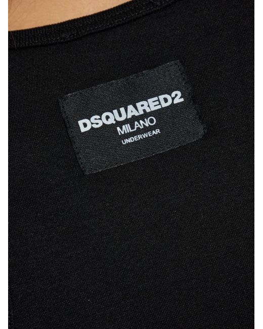 DSquared² Black Racerback Top