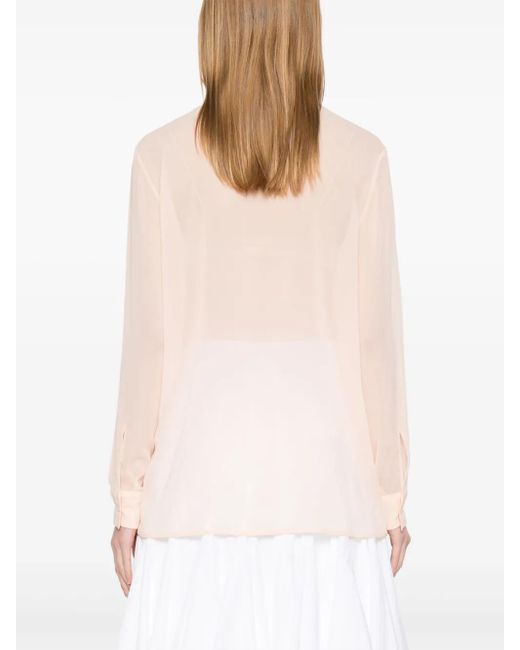 Manuel Ritz Pink Sheer Shirt