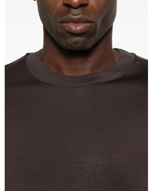 Herno Kurzärmeliges T-Shirt in Brown für Herren