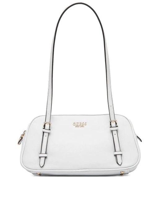 Guess White Cerelia Shoulder Bag