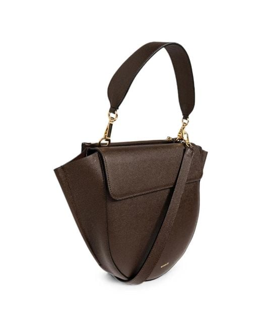 Wandler Brown Hortensia Leather Tote Bag