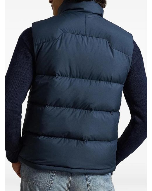 Polo Ralph Lauren Blue The Gorham Down Gilet for men